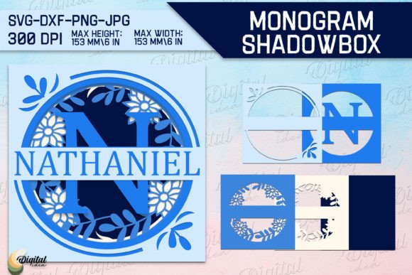 3D Layared Shadow Box Alphabet. Letter N for 3D SVG and Shadow Boxes