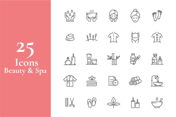 Beauty Spa Icon Set Vector Thin Line: A Designer's Review