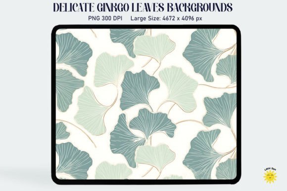 Delicate Ginkgo Leaves Background: A Designer's Review of Modern Graphics