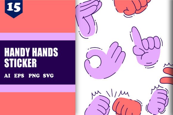 Handy Hands Sticker: A Designer's Review of Graphics and Illustrations for Local Brands