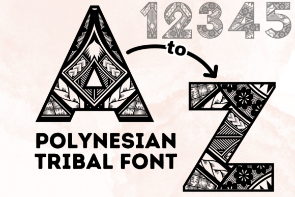 Polynesian Tribal: A Bold Color Fonts Choice for Publishers