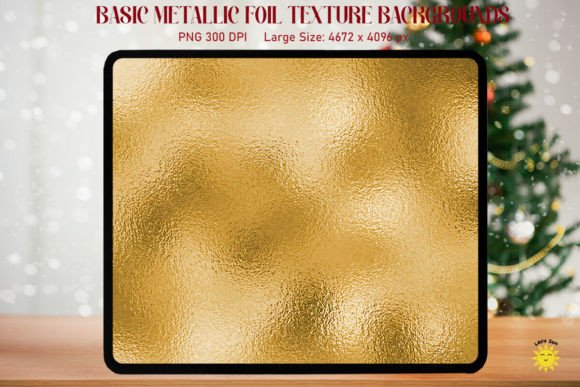 Shiny Gold Metallic Foil Texture Graphics for Premium Backgrounds