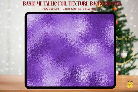 Shiny Purple Metallic Foil Texture Graphics for Backgrounds