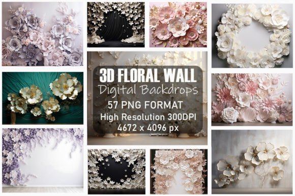Stunning 3D Floral Wall Backdrops: A Designer's Review